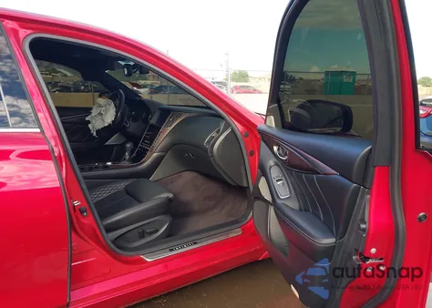 2017 Infiniti Q50 3.0T Red Sport 400 из США, поврежденный, VIN JN1FV7AP9HM850166